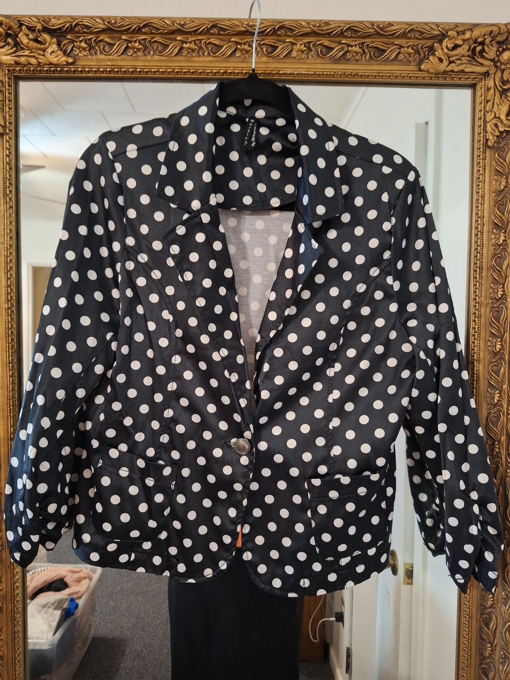Polka Dot Black Jacket
